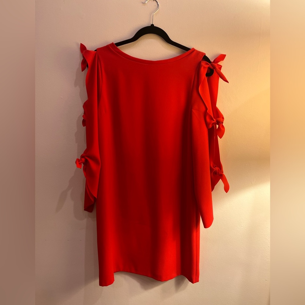 Gorgeous mini dress with bow sleeve details